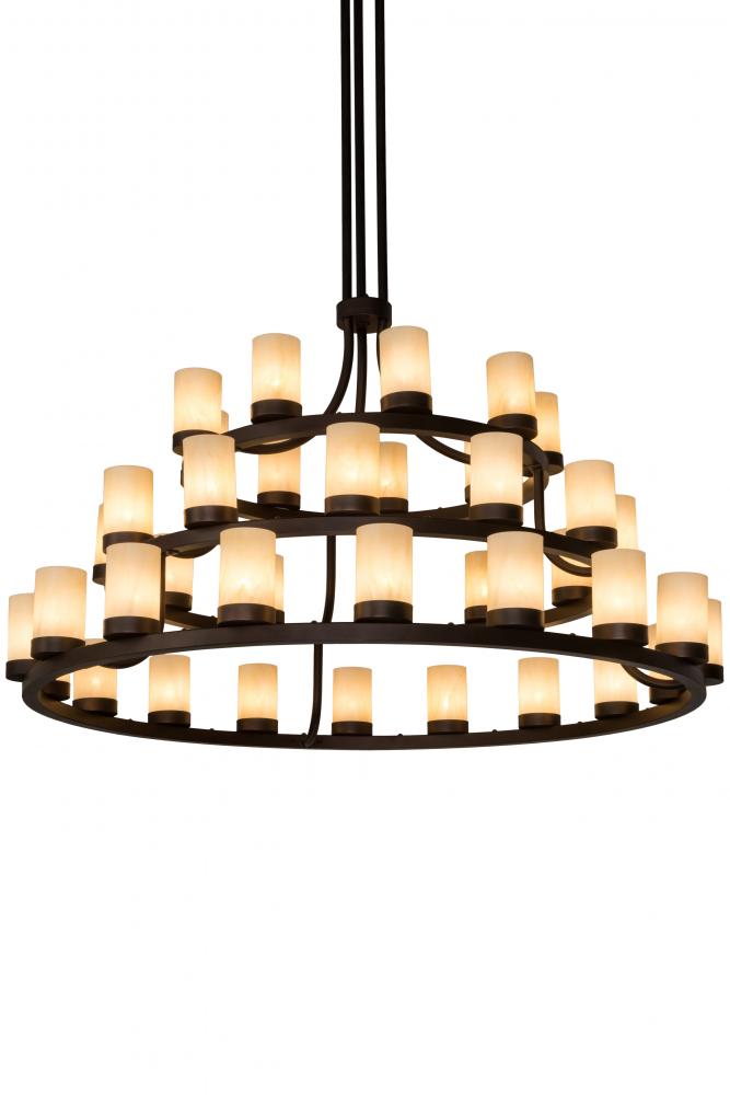 72" Wide Loxley 39 Light Three Tier Chandelier