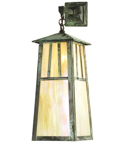 8"W Stillwater Double Bar Mission Sconce