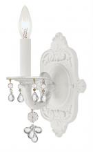 Crystorama 5201-WW-CLEAR - Paris Market 1 Light Clear Crystal White Sconce