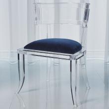 Global Views 3.31325 - Klismos Acrylic Chair-Admiral Blue