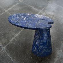 Global Views 9.92391 - Cone Cantilever Table-Lapis Lazuli